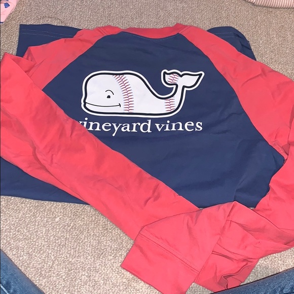 vineyard vines baseball shirt